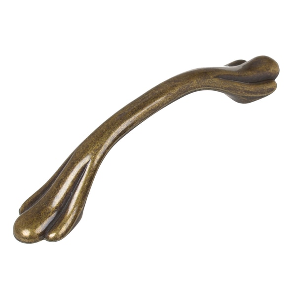 Gliderite Hardware 3 in. Center to Center Antique Brass Paw Pull - 4229-AB, 5PK 4229-AB-5 - main